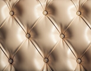 Naklejka premium sepia luxury buttoned white leather