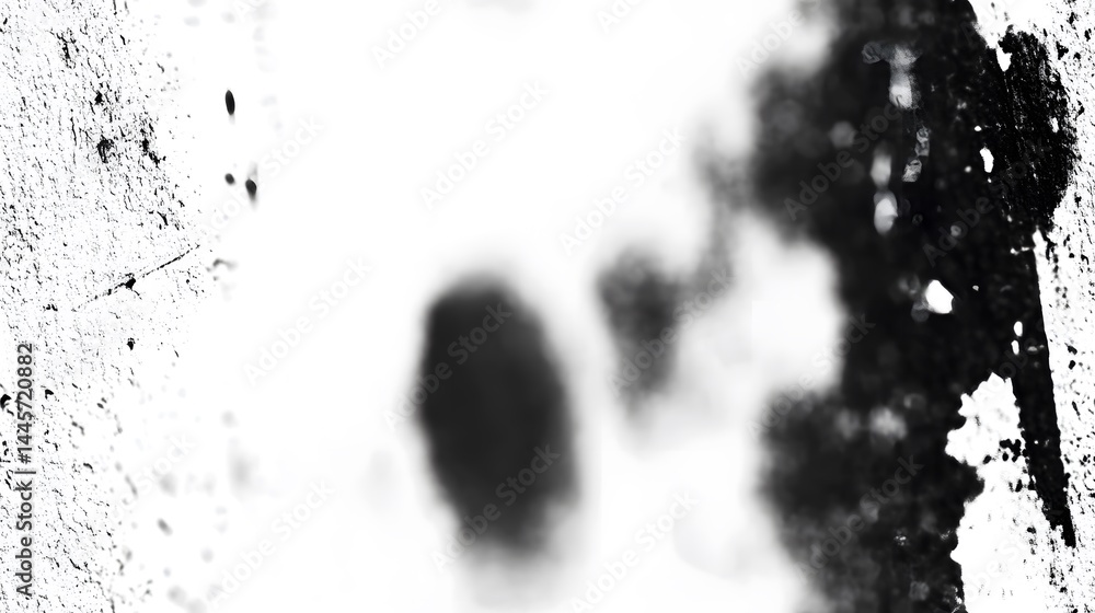 Poster abstract monochrome surface texture with distressed marks.