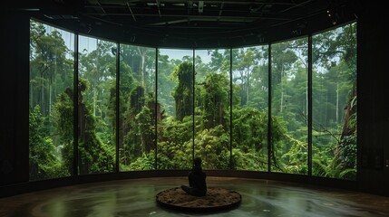 building Multi sensory immersion room inside a smart green