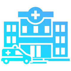 Obraz premium Hospital Icon