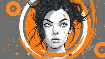 Bold algorithmic brushstrokes create a stunning digital artwork with abstract strokes and futuristic energy