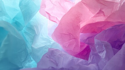 Fototapeta premium Crumpled paper texture, versatile background for creative design and artistic projects