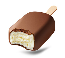Vanilla Popsicle with Crunchy Chocolate Skimo Bites