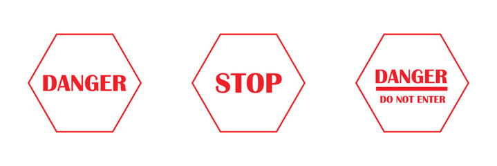 Red stop sign on white background. flat style. red stop sign for your web site design, logo, app, UI. stop traffic symbol. traffic regulatory warning stop symbol. Vector Illustration . EPS 10 . 