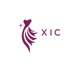 Fototapeta premium XIC Creative Unique Modern Letter Logo Design. 