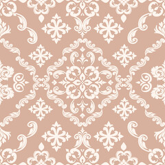 seamless floral damask  pattern