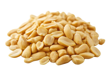 heap of shelled peanuts isolated png transparent cutout