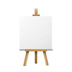 Blank Canvas isolated on transparent background