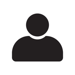 User icon vector.