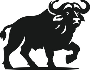 Buffalo silhouette vector