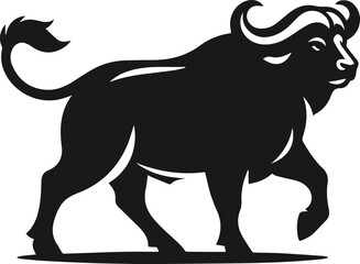 Buffalo silhouette vector
