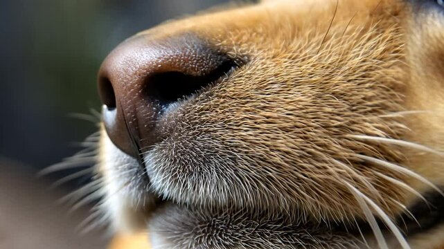 Canine snouts textured charm closeup