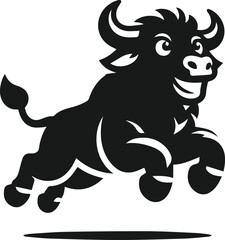 Buffalo silhouette vector