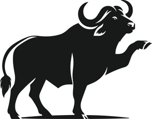 Buffalo silhouette vector