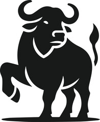 Buffalo silhouette vector
