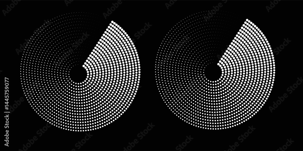 Aufkleber spiral with gray colors lines as dynamic abstract vector background or logo or icon. spiral circle a