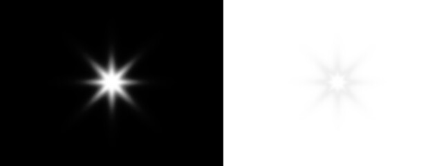 PNG white starlight flash with sparkling light effect and lens glow, fantasy background for night celebration scene, PNG shimmer twinkle beam in magical design for elegant cosmic illustration.
