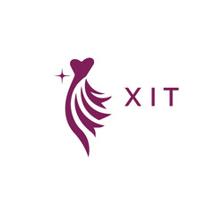 Fototapeta premium XIT Creative Unique Modern Letter Logo Design. 