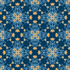pattern batik flower damask ethnic boho ikat texture tribal geometric background