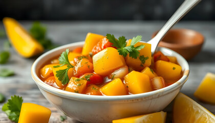 Delicious Mango Salsa with Fresh Ingredients