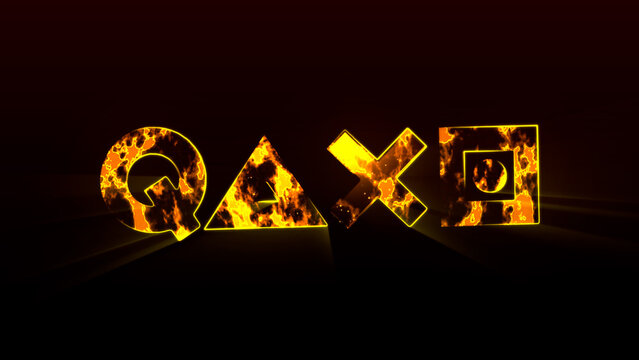 Glossy Fire Logo Reveal