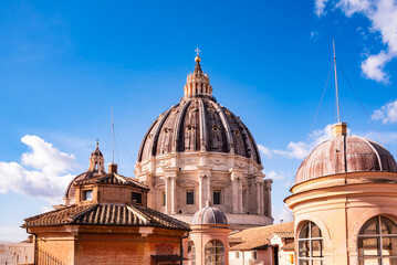 Fototapeta premium St. Peter's Basilica in Vatican in Rome city, Italy