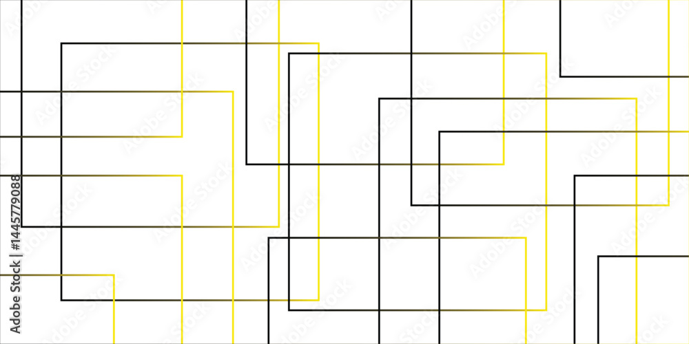 Poster abstract colorful geometric pattern square and random lines. glowing futuristic technology geometric