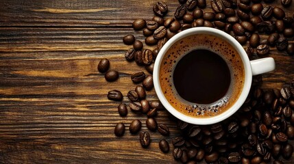 Naklejka premium The essence of warmth captured in a simple coffee moment.