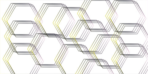 Clean minimalistic, and futuristic abstract background with overlapping hexagonal shapes. vector grid tile and mosaic structure simple style hexagonal graphic concept. Futuristic surface design. 