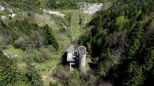 Ancien tremplin olympique de Grenoble Staint Nizier du Moucherotte