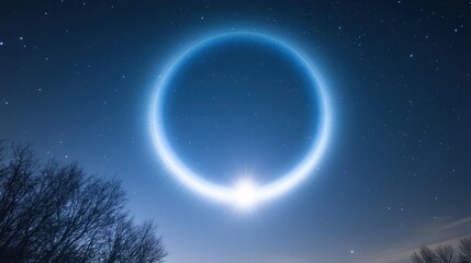Obraz premium Cosmic ring of light