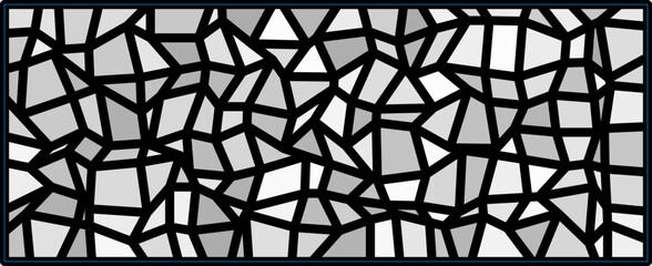 Abstract Polygonal Mesh, A contemporary design featuring an intricate mesh of geometric shapes © Sa_e