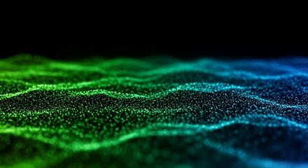 Emerald Digital Sea AI Generated