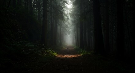 Fototapeta premium Whispers of the Woods AI Generated