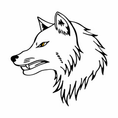 Obraz premium fox head vector