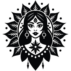 black and white tattoo