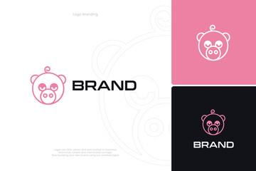 Pig Animal Logo Brand 