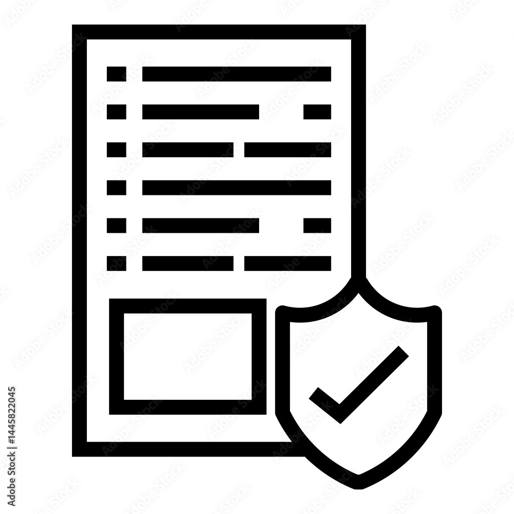 Poster document file vector icon