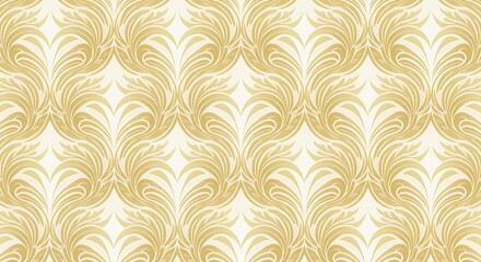 Golden Whisper Pattern AI Generated