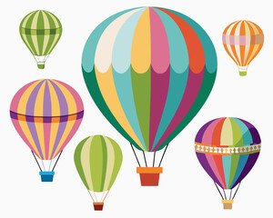 Obraz premium Group of Hot Air Balloons