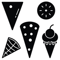 set of ice cream