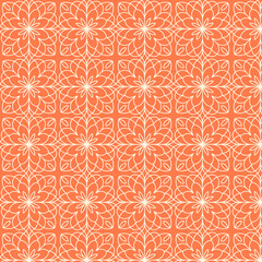 seamless floral pattern. abstract design geomatic design