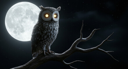 owl in the night