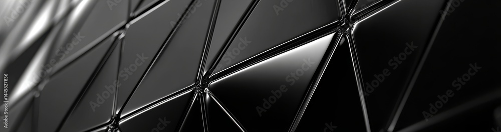 Poster d triangles form an abstract background in this design wallpaper