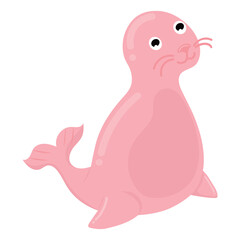 cute seal illustration