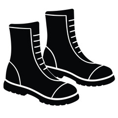 journalist element isolated journalist boots on white background