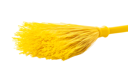 Professional Broom Isolated on White Background for Cleaning Illustrations