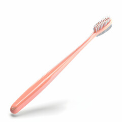 Soft Pink Toothbrush for Oral Hygiene and Daily Care Routine