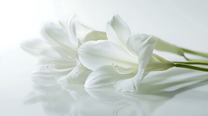 Beautiful Minimalist Floral Arrangement with Soft Close-Up Details