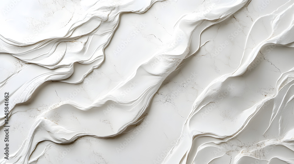 Poster abstract texture design horizontal pure white background digital art clean minimalism top view conce